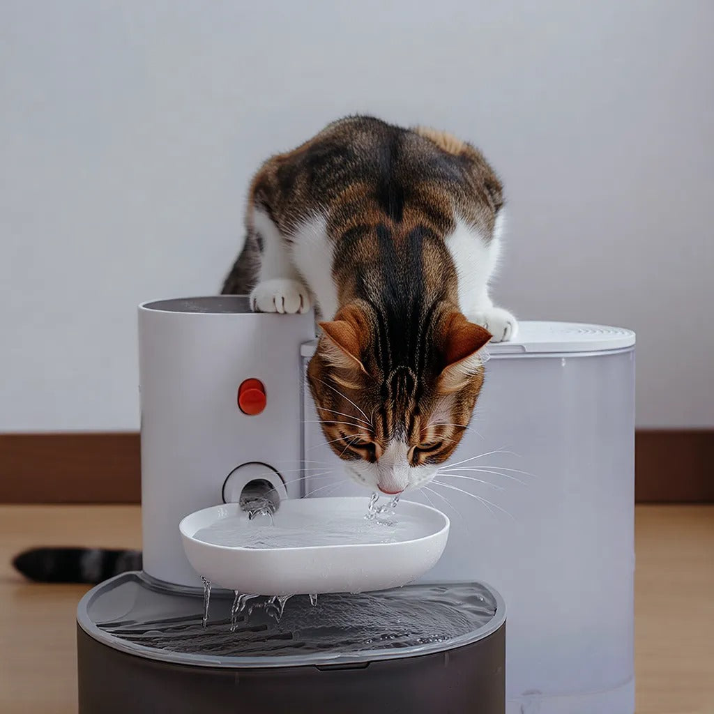 Smart Wireless Water Fountain + FREE Stainless Steel Bowl!